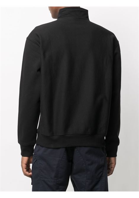 half zip american script sweatshirt man black CARHARTT WIP | I02701489.XX